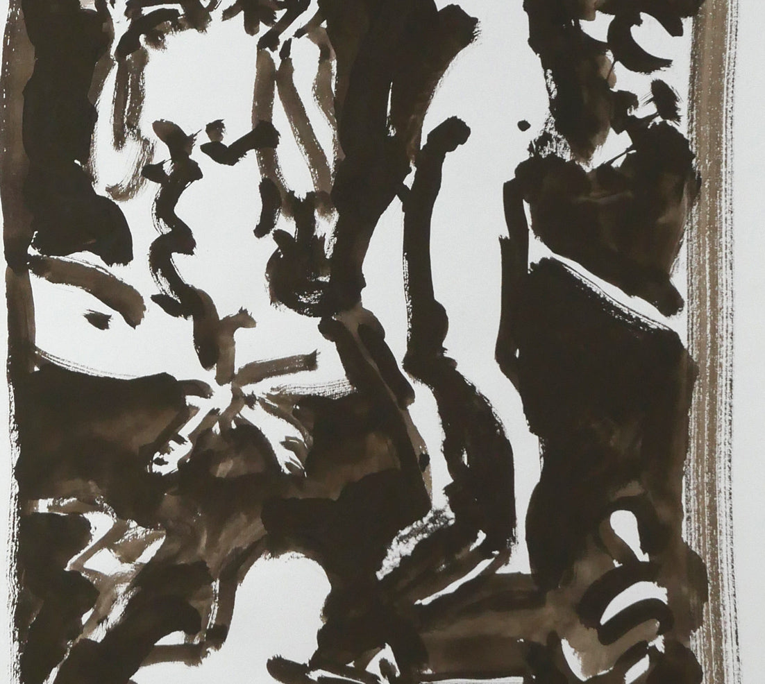 伏木田光夫「無題」水彩画・40号　拡大画像2