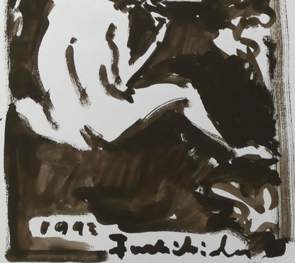 伏木田光夫「無題」水彩画・40号　拡大画像3