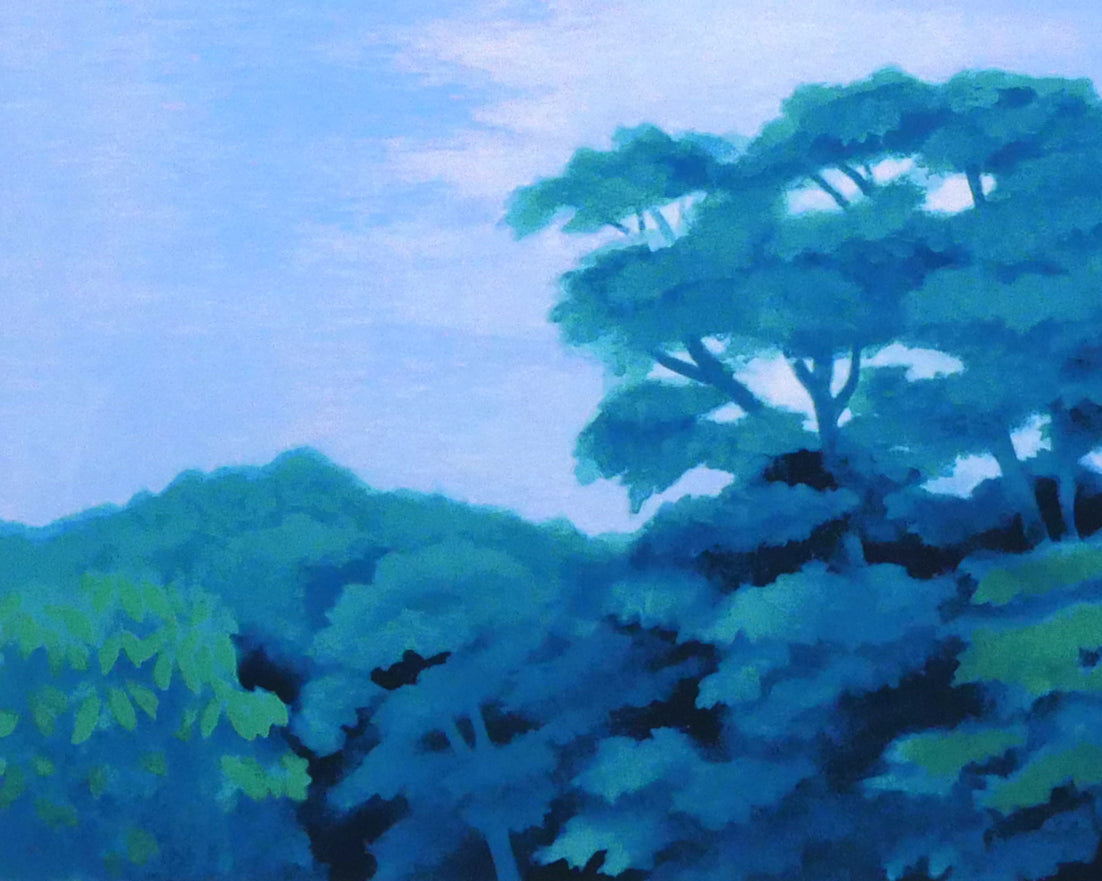 東山魁夷「月明」シルクスクリーン版画（生前作）　拡大画像3