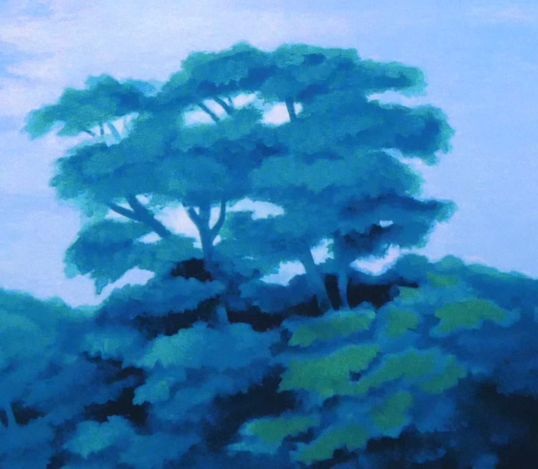 東山魁夷「月明」シルクスクリーン版画（生前作）　拡大画像4
