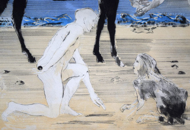 ポール・ギヤマン（Paul　Guiramand）「ペガサス」銅版画　拡大画像5