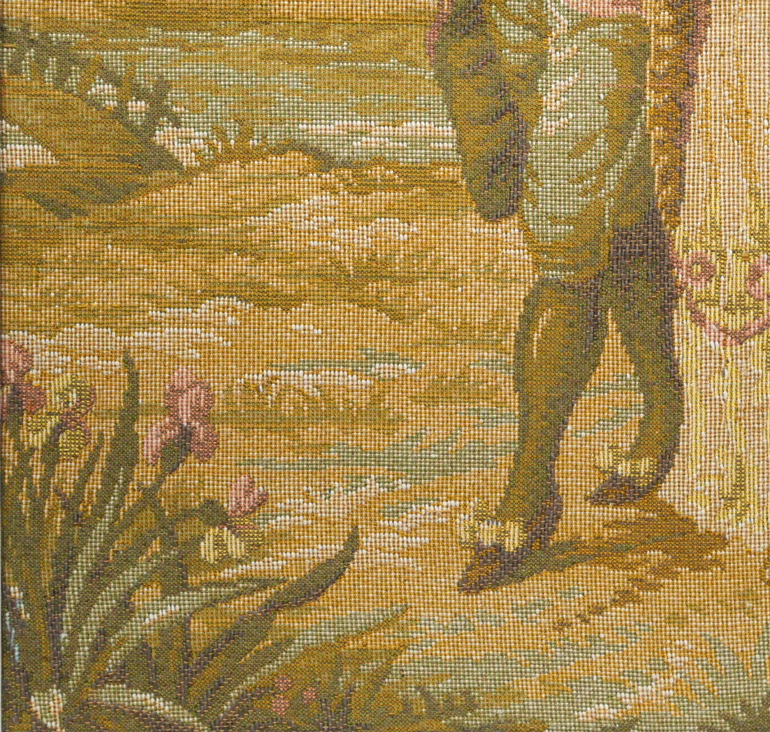 「アンティークタペストリー」ゴブラン織額装　拡大画像4