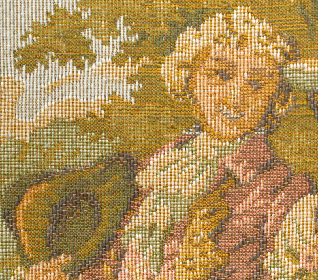 「アンティークタペストリー」ゴブラン織額装　拡大画像6