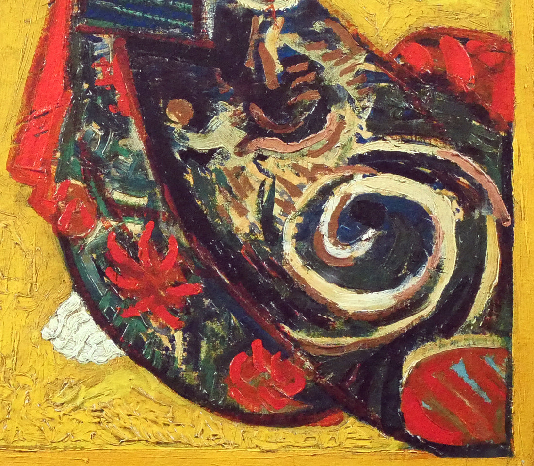ヴィンセント　ヴァン　ゴッホ(Vincent　Van　GOGH)「花魁（渓斉英泉による）」ファイングラフィー　拡大画像5
