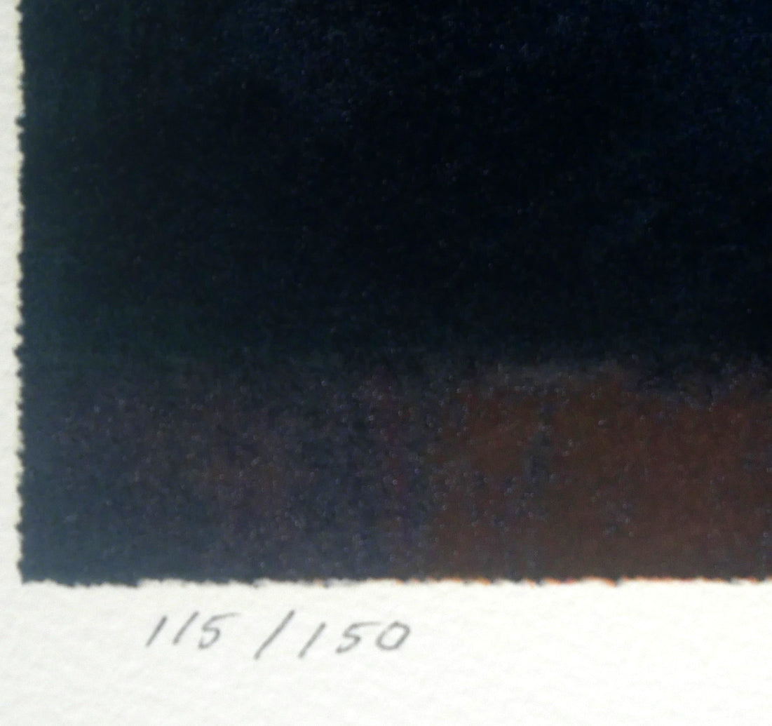 ロバート・ハインデル（Robert　HEINDEL）「Darkness & Light」シルクスクリーン版画　限定番号（ed,115/150）