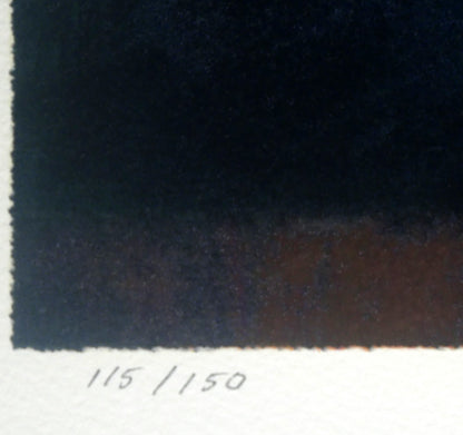 ロバート・ハインデル（Robert　HEINDEL）「Darkness & Light」シルクスクリーン版画　限定番号（ed,115/150）
