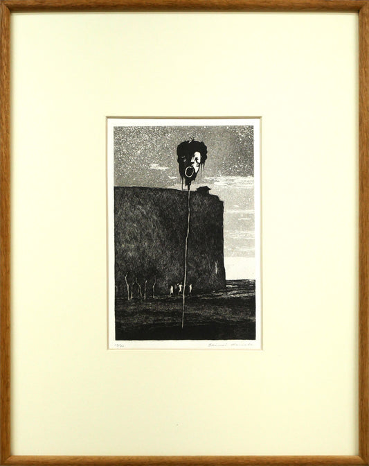 浜田知明「初年兵哀歌『頭』」エッチング・アクアチント（銅版画）