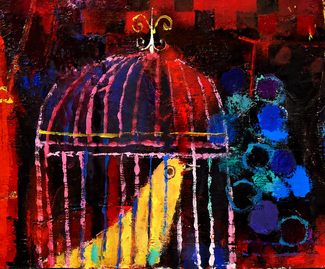 早川義孝「アトリエの中で」油絵・F10号　拡大画像9