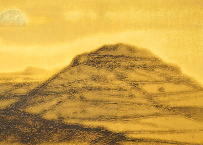 平山郁夫「楼蘭」シルクスクリーン版画　拡大画像3