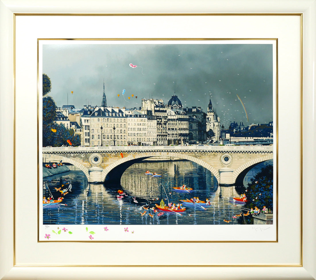 秋元清弘「犬吠埼」油絵・変形15号