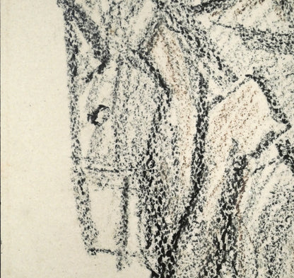 本田明二「けものを背負う男」陶板画レリーフ作品　拡大画像5