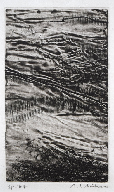 一原有徳「無題1964」銅版画　作品全体画像