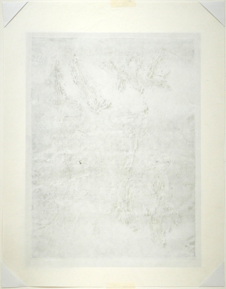 一原有徳「KGⅡ」銅版画　作品シート裏側画像