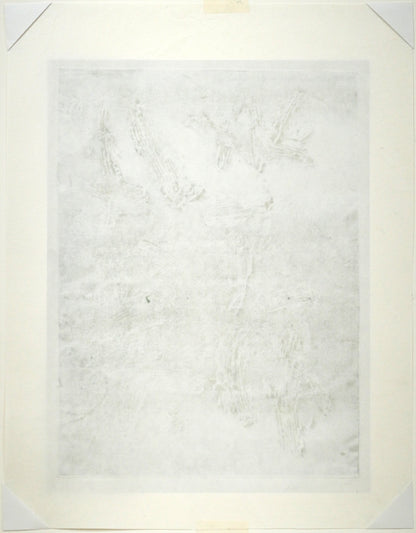 一原有徳「KGⅡ」銅版画　作品シート裏側画像