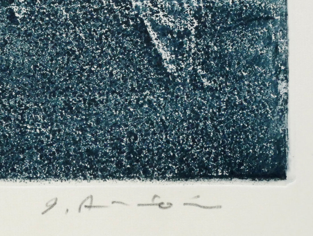 一原有徳「KGⅡ」銅版画　本人直筆鉛筆サイン