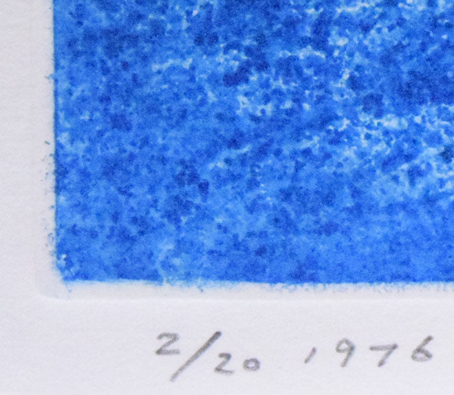 一原有徳「展（TEN）」銅版画　限定番号（ed,2/20）、年記（1976年作）