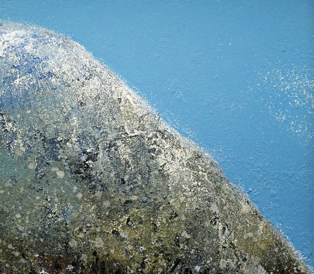 稲垣昌紀「初冬の羊蹄山」油絵・F8号　拡大画像2