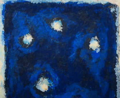 ハンス　イヌメ（HANS　INNEMEE）「夜のカエル」シルクスクリーン版画に手彩　拡大画像2