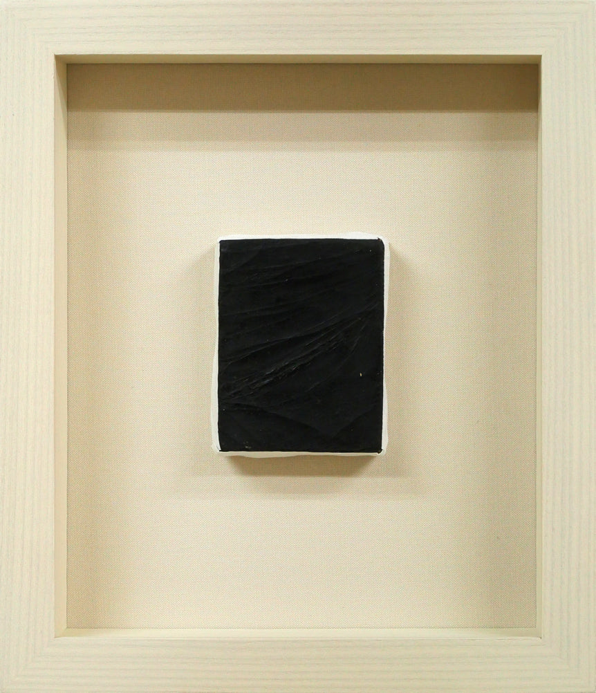 因藤壽「作品61・10・10・Ⅰ」油絵・ミニチュアサイズ（9×7cm）