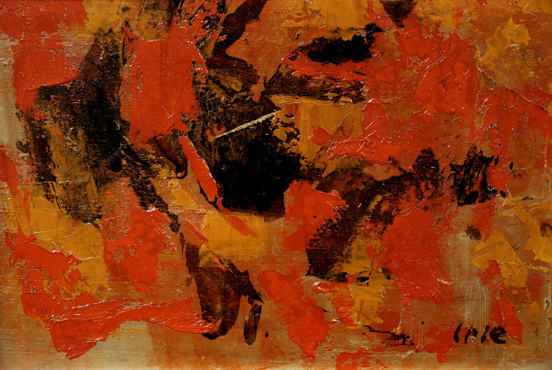 入江一子「無題」油絵・SM　作品全体画像