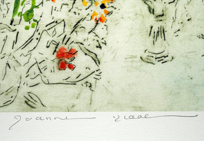ジョアン　アイザック（Joanne　ISAAC）「Garden－July／7月のガーデン」ジクレー版画　本人直筆鉛筆サイン