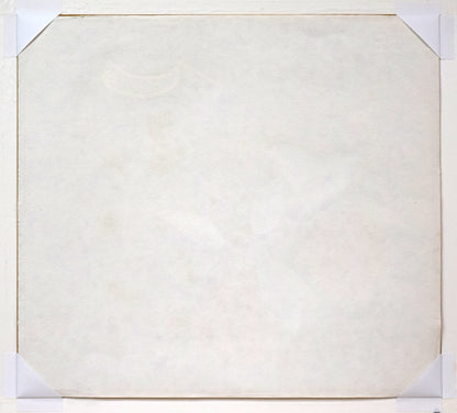 石原梅渓「静物画」日本画・8号　作品裏側画像