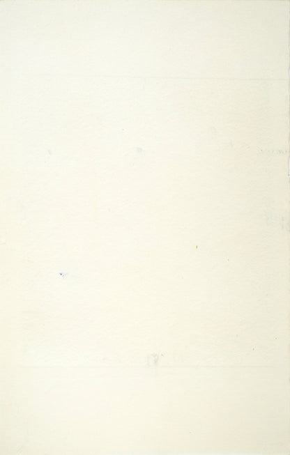 一原有徳「雪原」銅版画　作品裏側画像