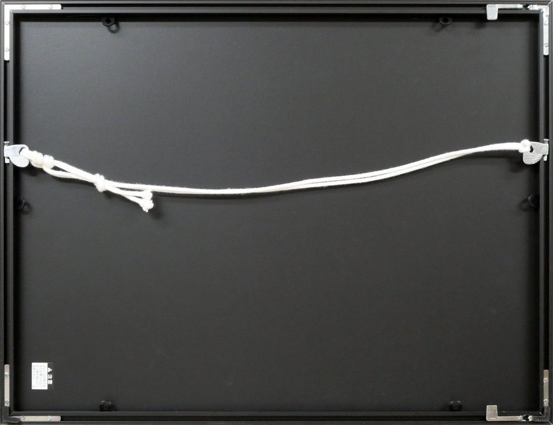 伊藤ゴオショ［豪将］「裸婦2」墨彩画・4号　額縁裏側画像