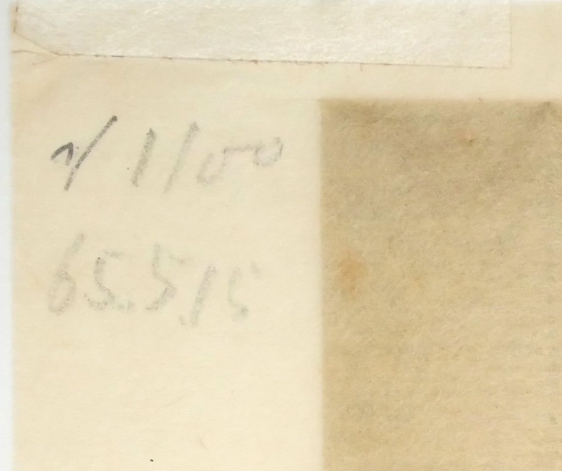 伊藤ゴオショ［豪将］「裸婦2」墨彩画・4号　裏側拡大画像