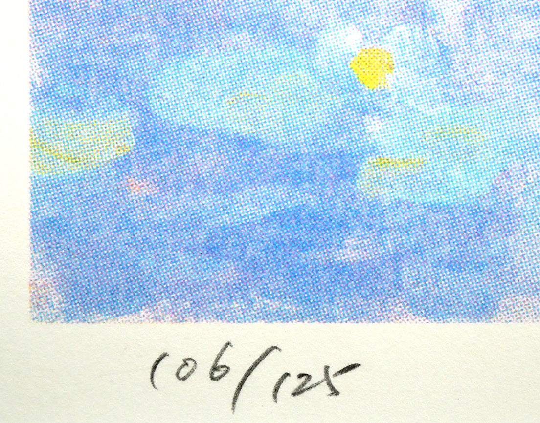伊藤仁「道庁」シルクスクリーン版画　限定番号（ed,106/125）