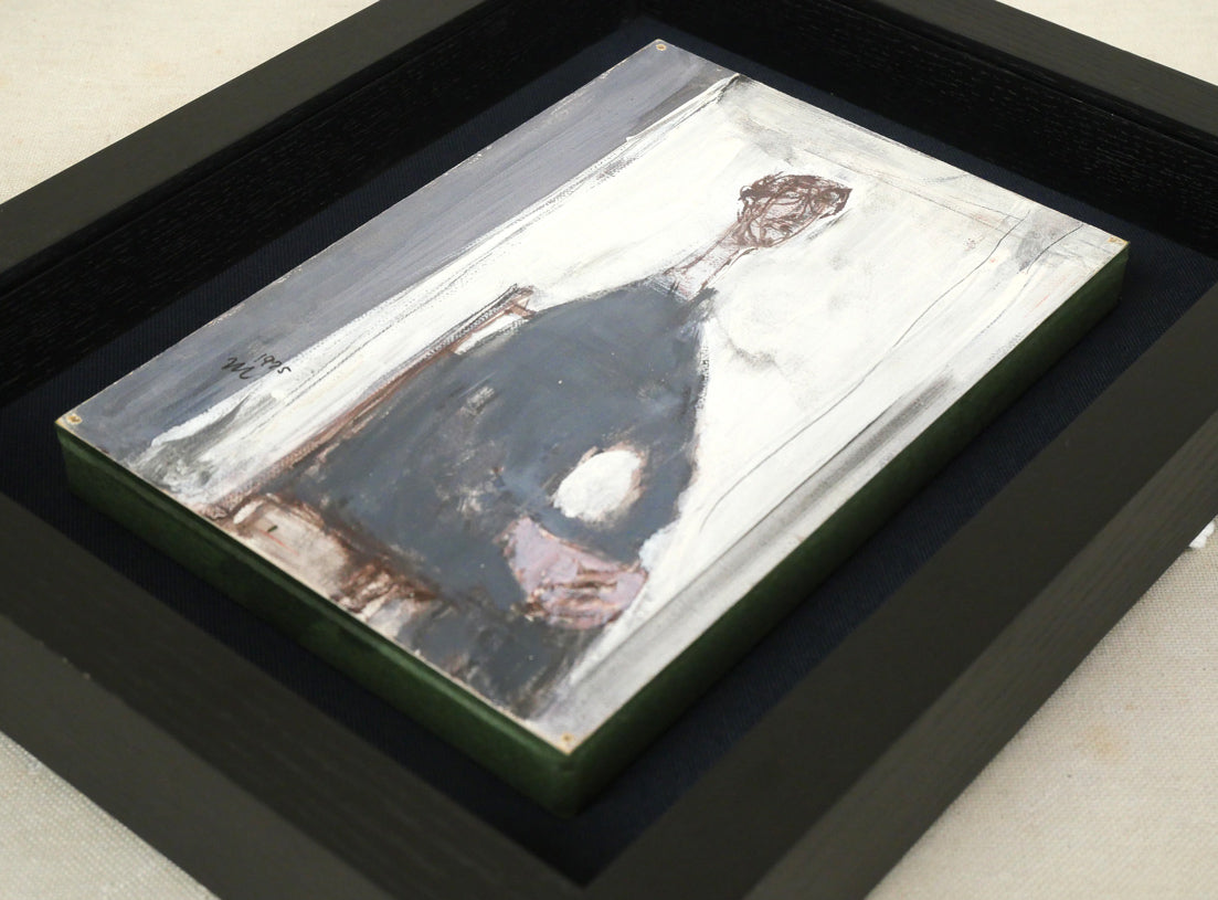 武　敏夫　　【油絵】 武田靖夫「能・羽衣」油絵・F8号 絵画買取・販売の小竹美術