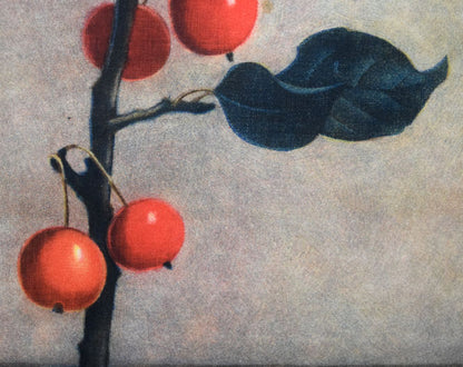 伊藤倭子「赤い実」銅版画　拡大画像6