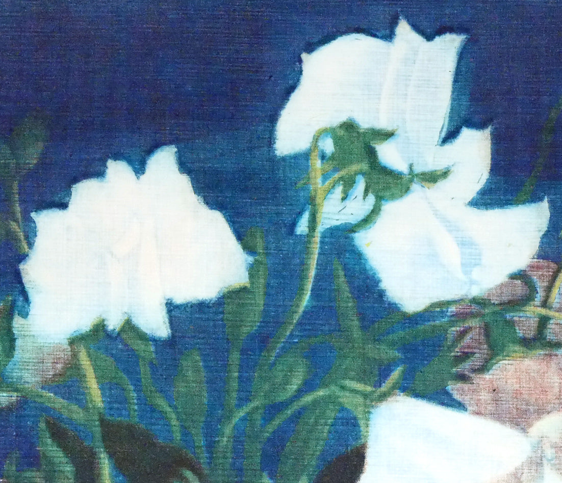 伊藤倭子「スイートピー」銅版画　拡大画像2