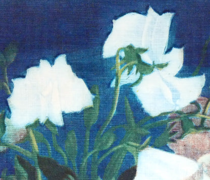伊藤倭子「スイートピー」銅版画　拡大画像2