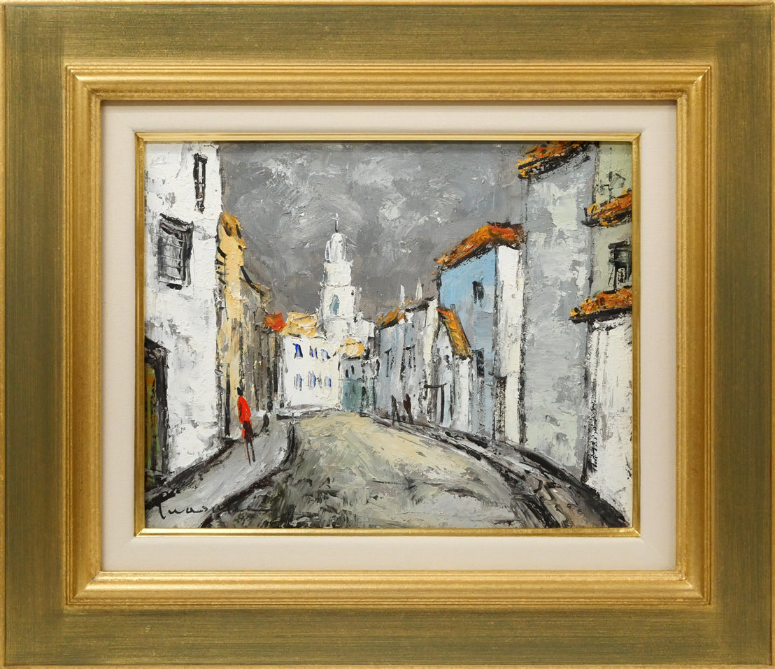 藤倉英幸「秋日」シルクスクリーン版画