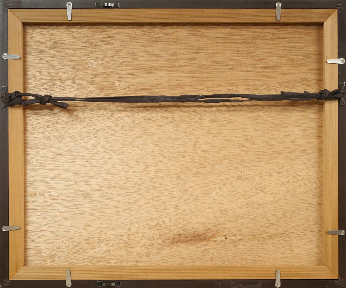 ジャン　ジャンセン(Jean　Jansem)「紳士と淑女」リトグラフ　額縁裏側画像