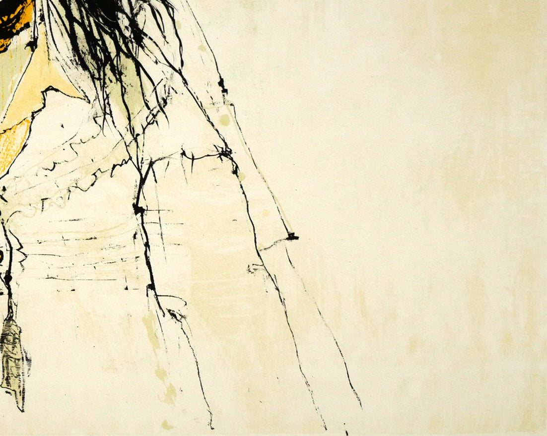 ジャン　ジャンセン(Jean　Jansem)「二人のモデル（Les　deux　mannequins）」リトグラフ　拡大画像6