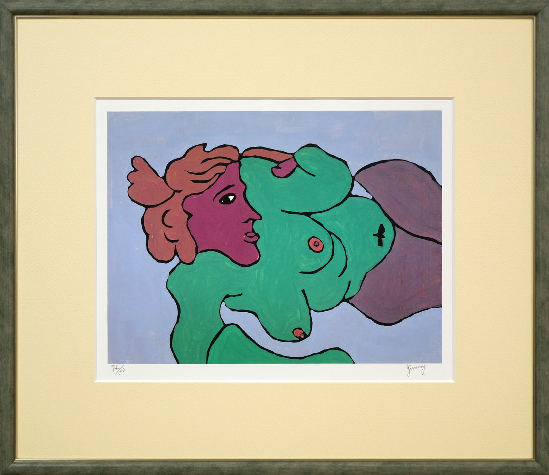 ジミー大西「アミーガ（amiga）」オフセット版画
