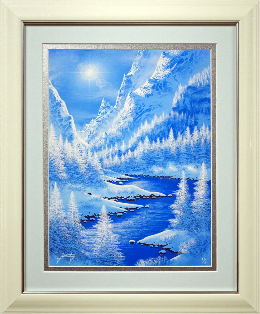 ジョン　ラッテンベリー（Jon　RATTENBURY）「氷結の煌めき」ジクレ版画