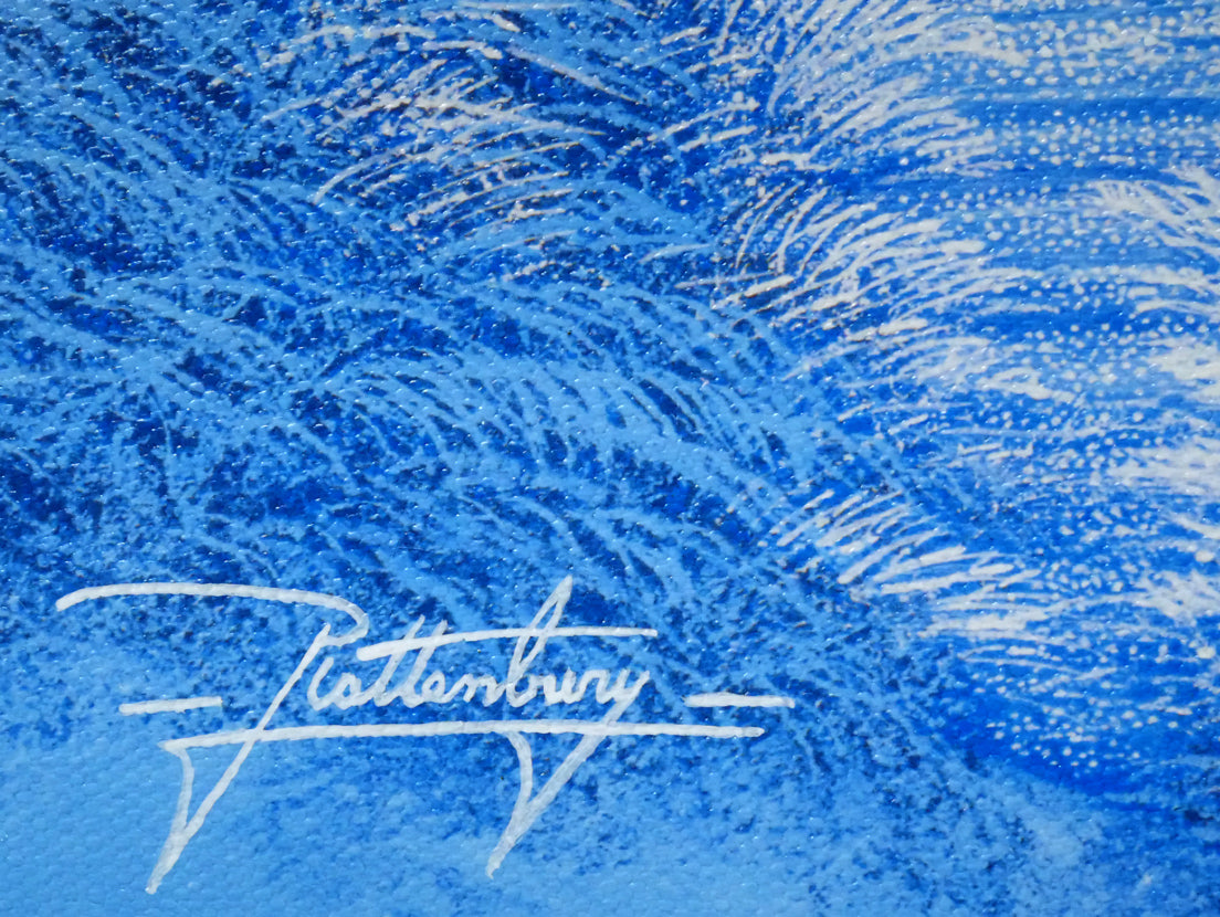 ジョン　ラッテンベリー（Jon　RATTENBURY）「氷結の煌めき」ジクレ版画　サイン拡大画像