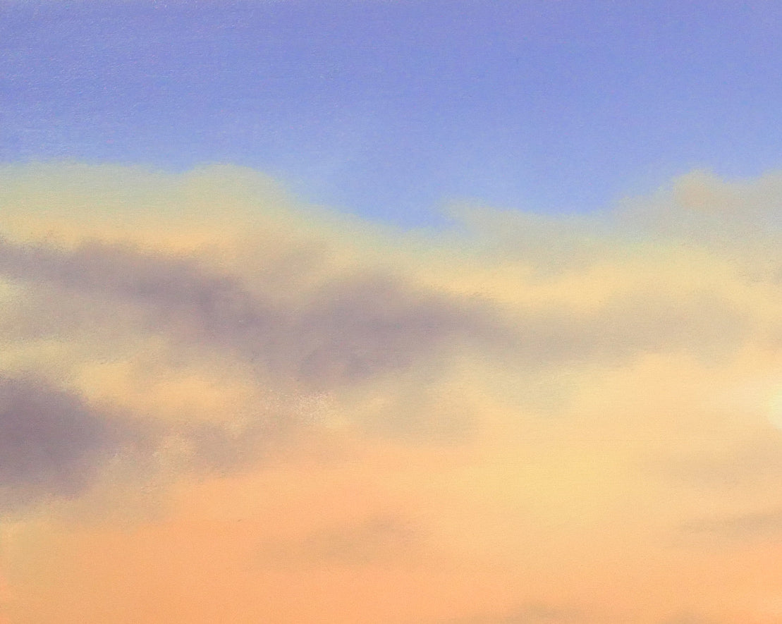 上代誠「湿原（釧路）」油絵・F6号　拡大画像1
