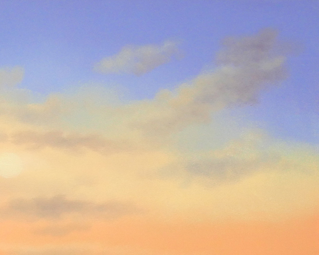 上代誠「湿原（釧路）」油絵・F6号　拡大画像3