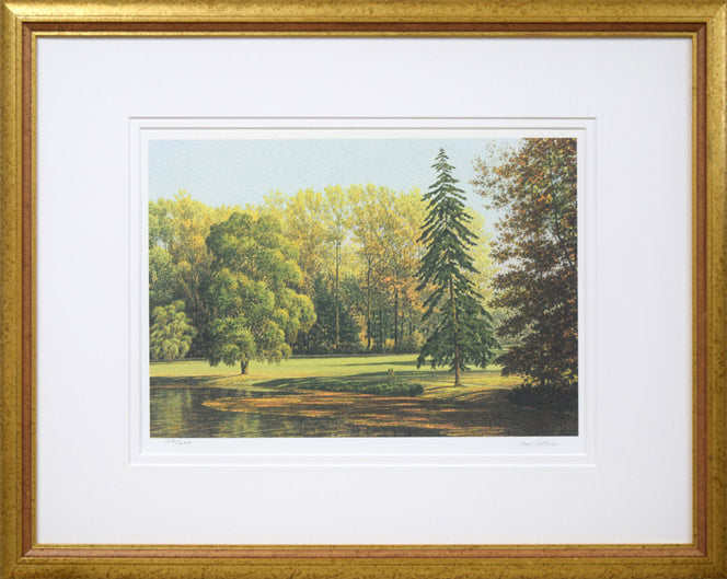 カール・ホフナー「Long　wood　gardens」ジクレー版画