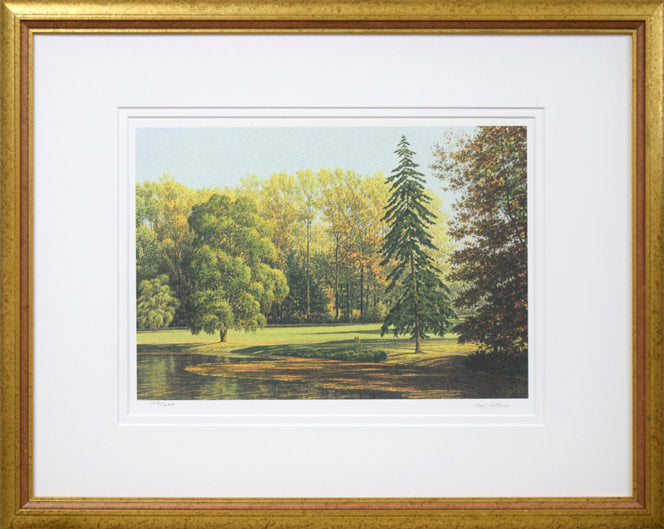 カール　ホフナー(Carl　Hoffner)「Long　wood　gardens」ジクレー版画