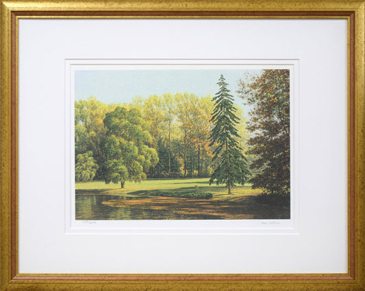 カール　ホフナー(Carl　Hoffner)「Long　wood　gardens」ジクレー版画