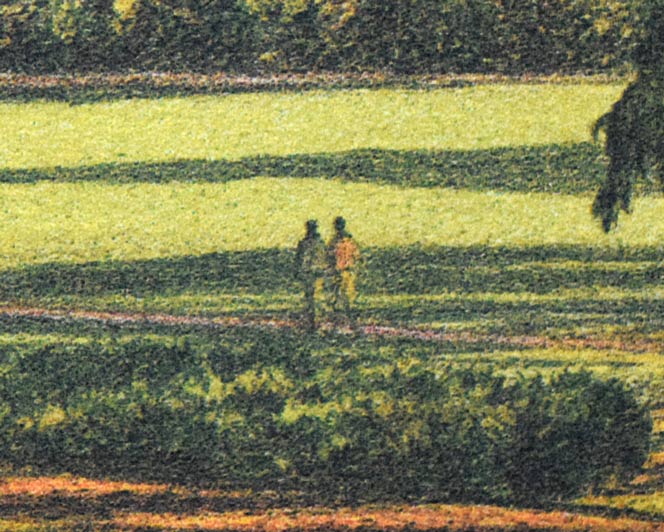 カール　ホフナー(Carl　Hoffner)「Long　wood　gardens」ジクレー版画　拡大画像5