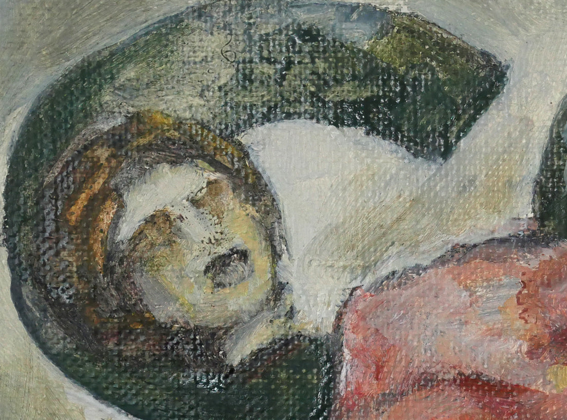 亀山良雄「無題（SO）」油絵・SM　拡大画像1