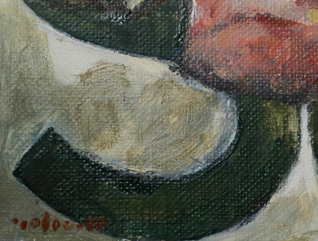 亀山良雄「無題（SO）」油絵・SM　拡大画像3