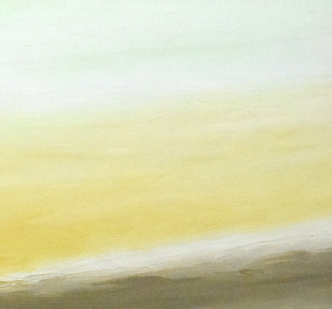 神田日勝「風景」油絵・F8号　拡大画像2