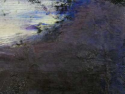 片山弘明「風景」油絵・SM　拡大画像2